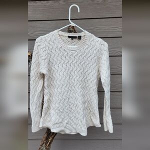 Cream Cable Knit Women’s Sweater